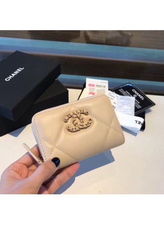 CHANEL 19 ZIPPED COIN PURSE